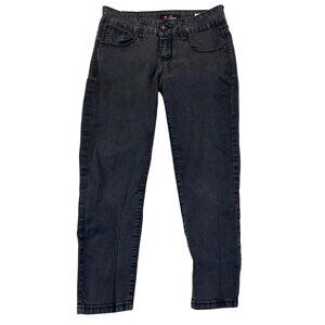 Vintage Guess Womens Jeans Size 28 Mid Rise Jeggings Skinny Black Denim Casual